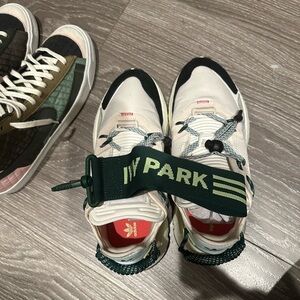 Adidas IVY PARK Sneakers in White and Green